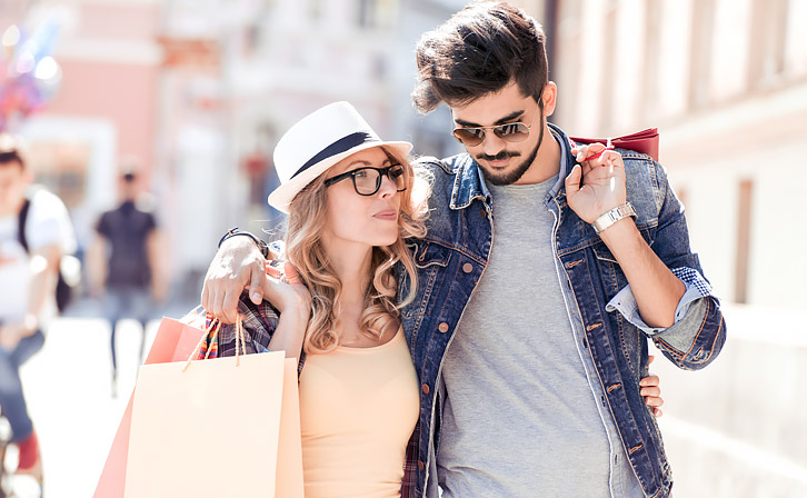 Flirten und Bummeln in der Einkaufsstadt Singen